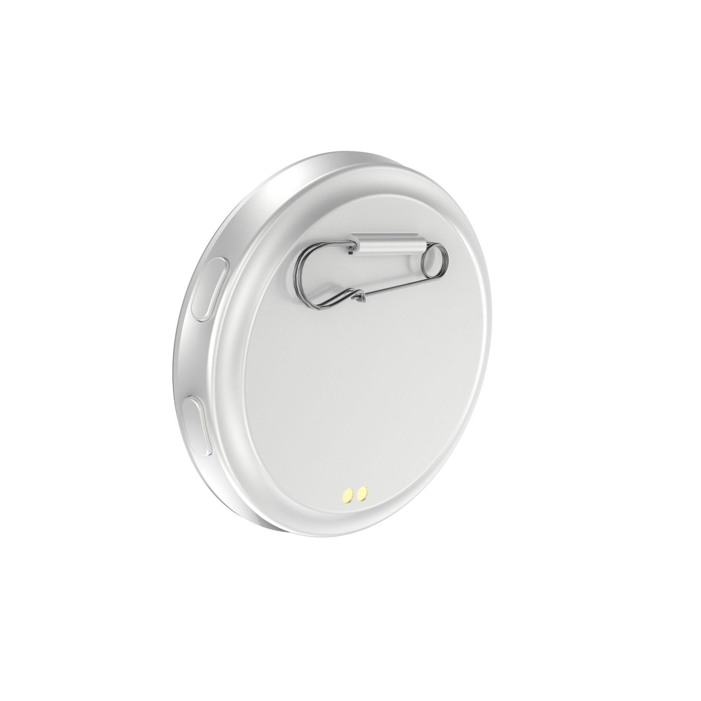Digital Display Badge, Plays GIFs & Video - White - Shehealth