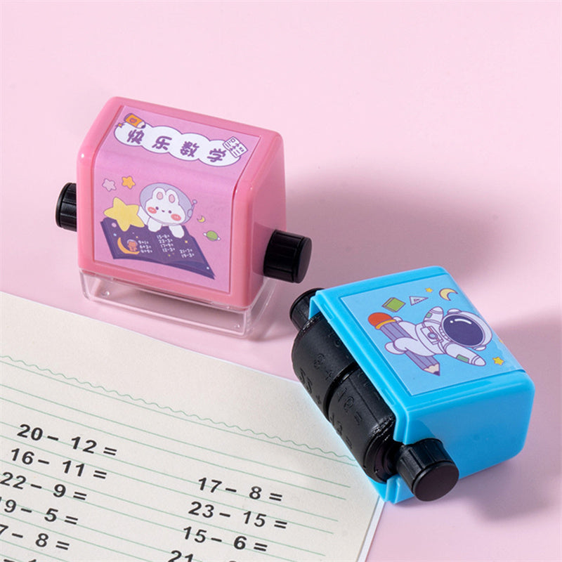 Math Roller Stamp Addition Subtraction Teacher Practice