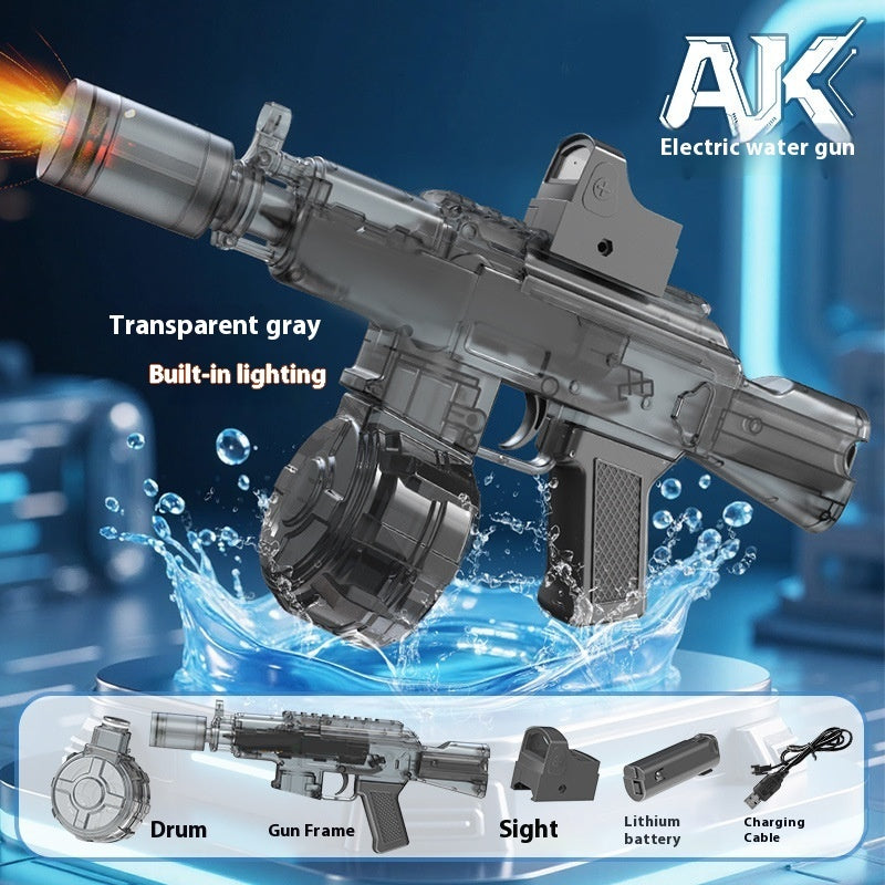 Electric Water Gun with Fire Light Effect