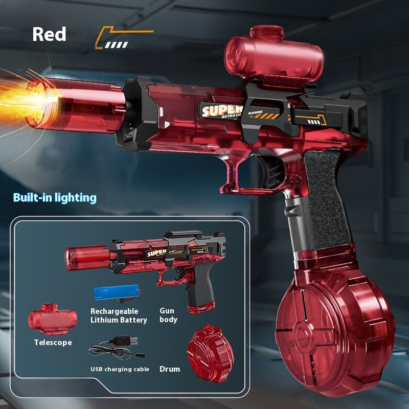 Electric Water Gun with Fire Light Effect