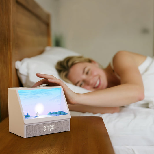 Sunrise Wake-Up Light Alarm Clock 10 Ambient Modes