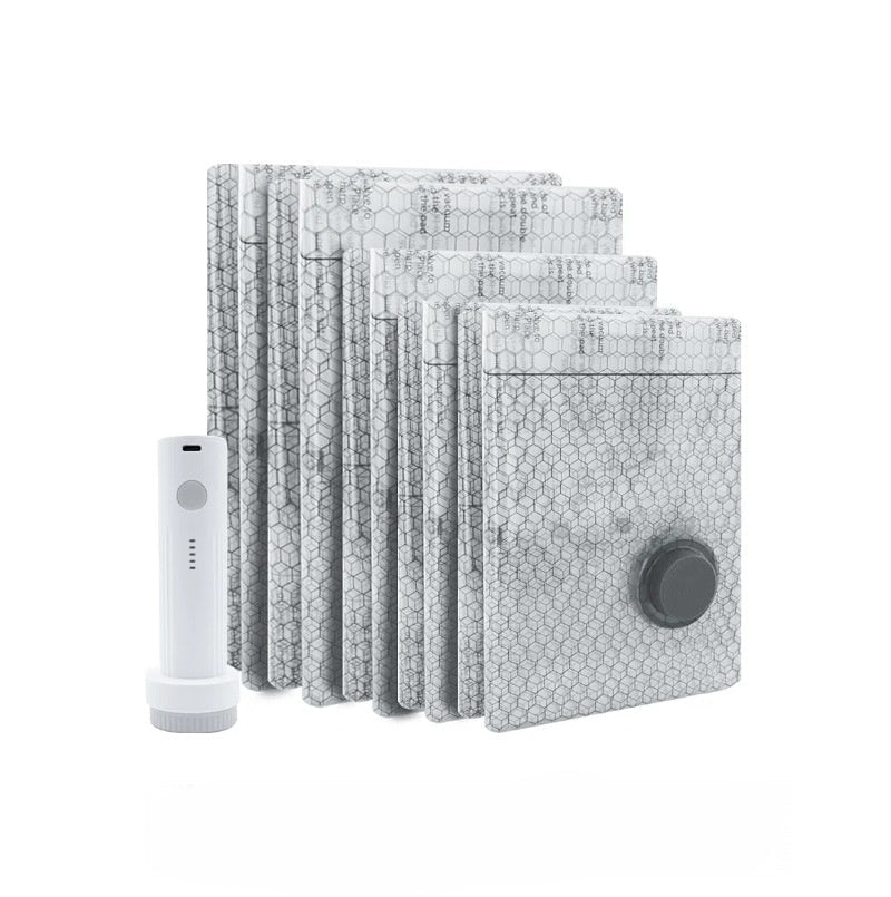 Travel Vacuum Bags With Cordless Pump