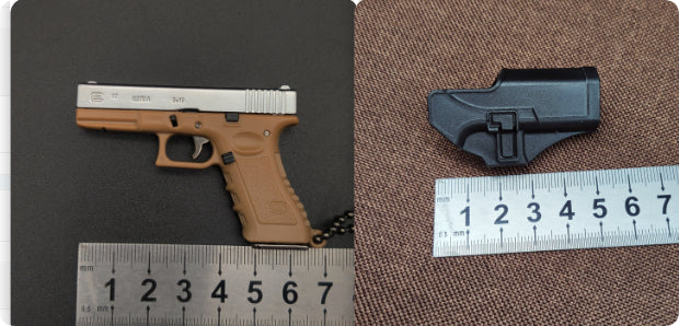 Miniature Gun Keychain That Fully Disassembles