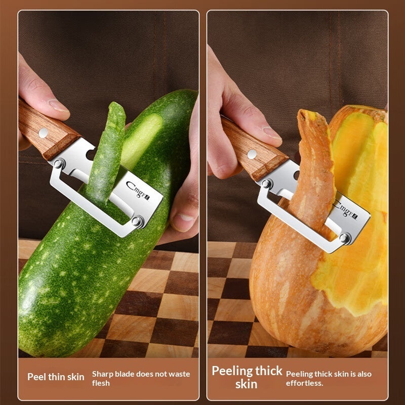 Stainless Steel Peeler With Bottle Opener