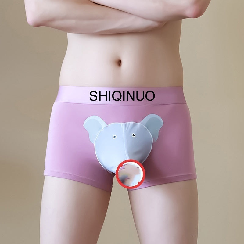 Funny Underwear for Men: Elephant Trunk Boxer Briefs