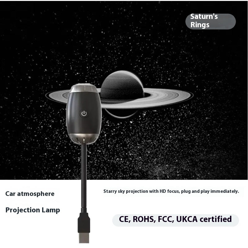 Galaxy Projector USB, Black Hole to Saturn