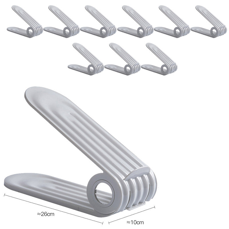 Adjustable Shoe Organizer Double-Deck Space Saver
