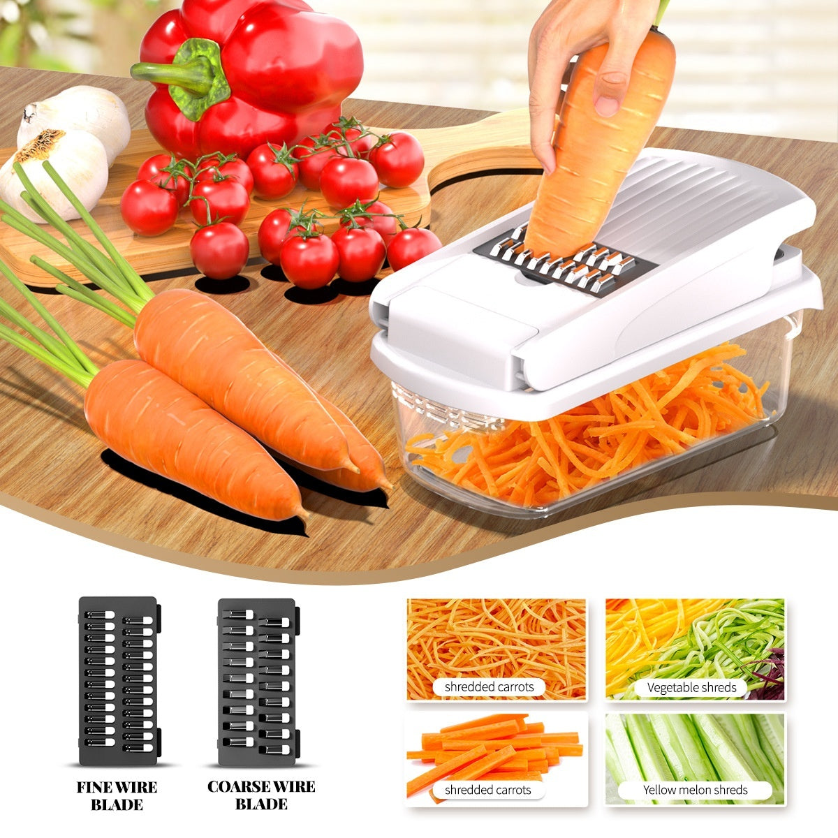 15-in-1 Vegetable Chopper with Container