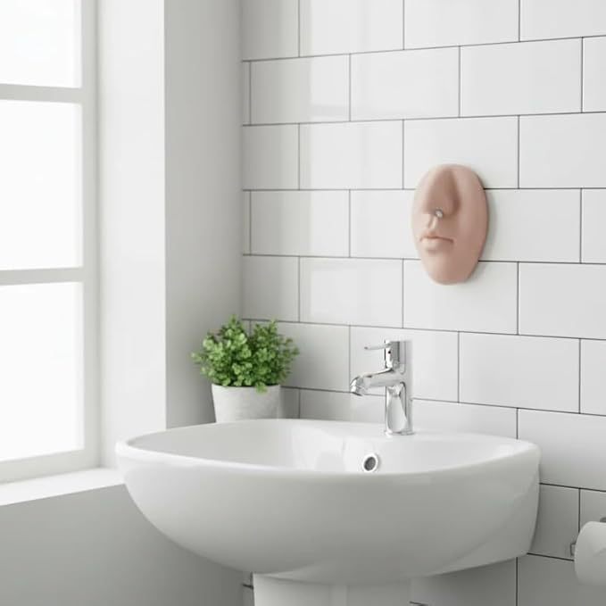 Nose Soap Dispenser That Oozes From a Nostril