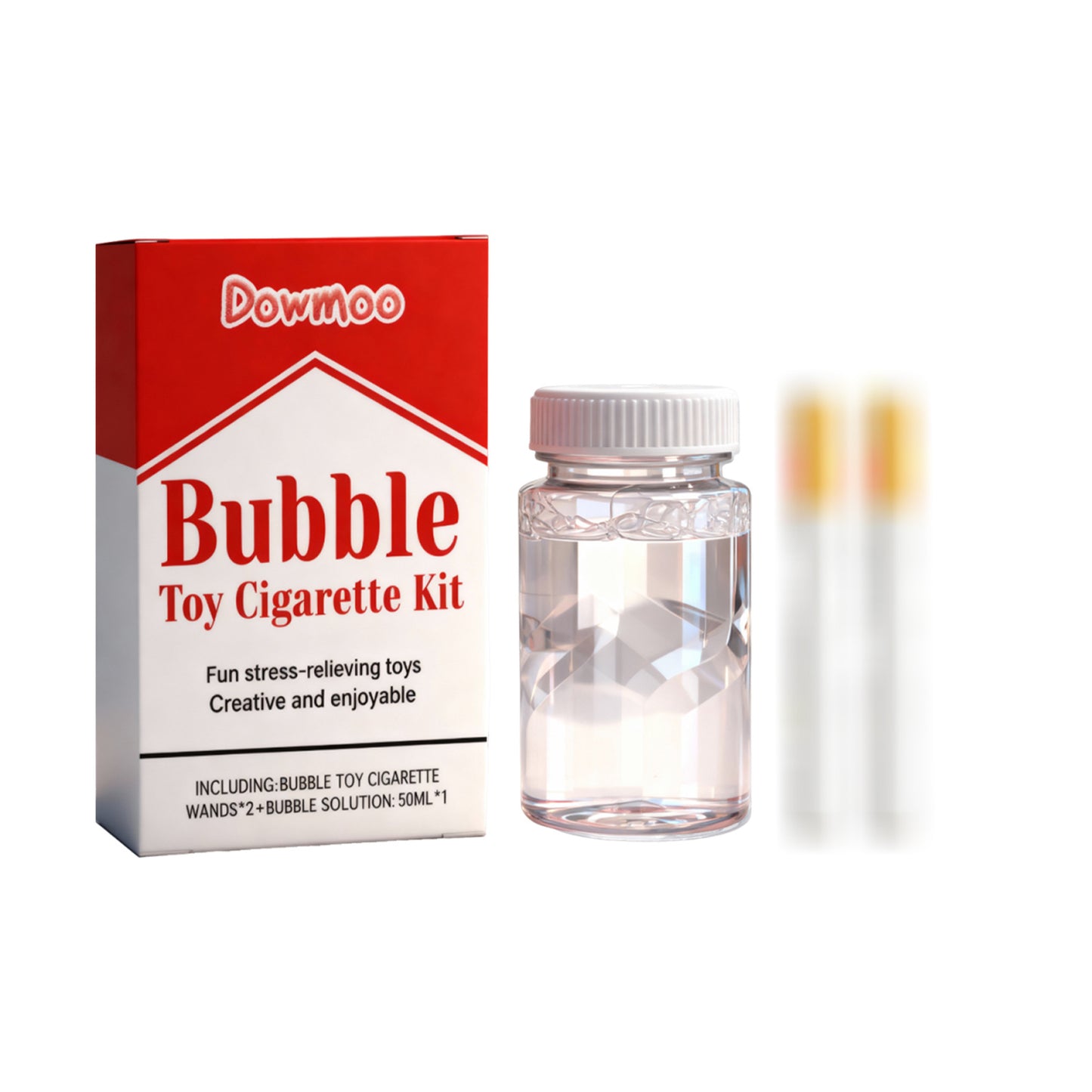 Bubble Cigarette Toy, Blow Real Bubbles