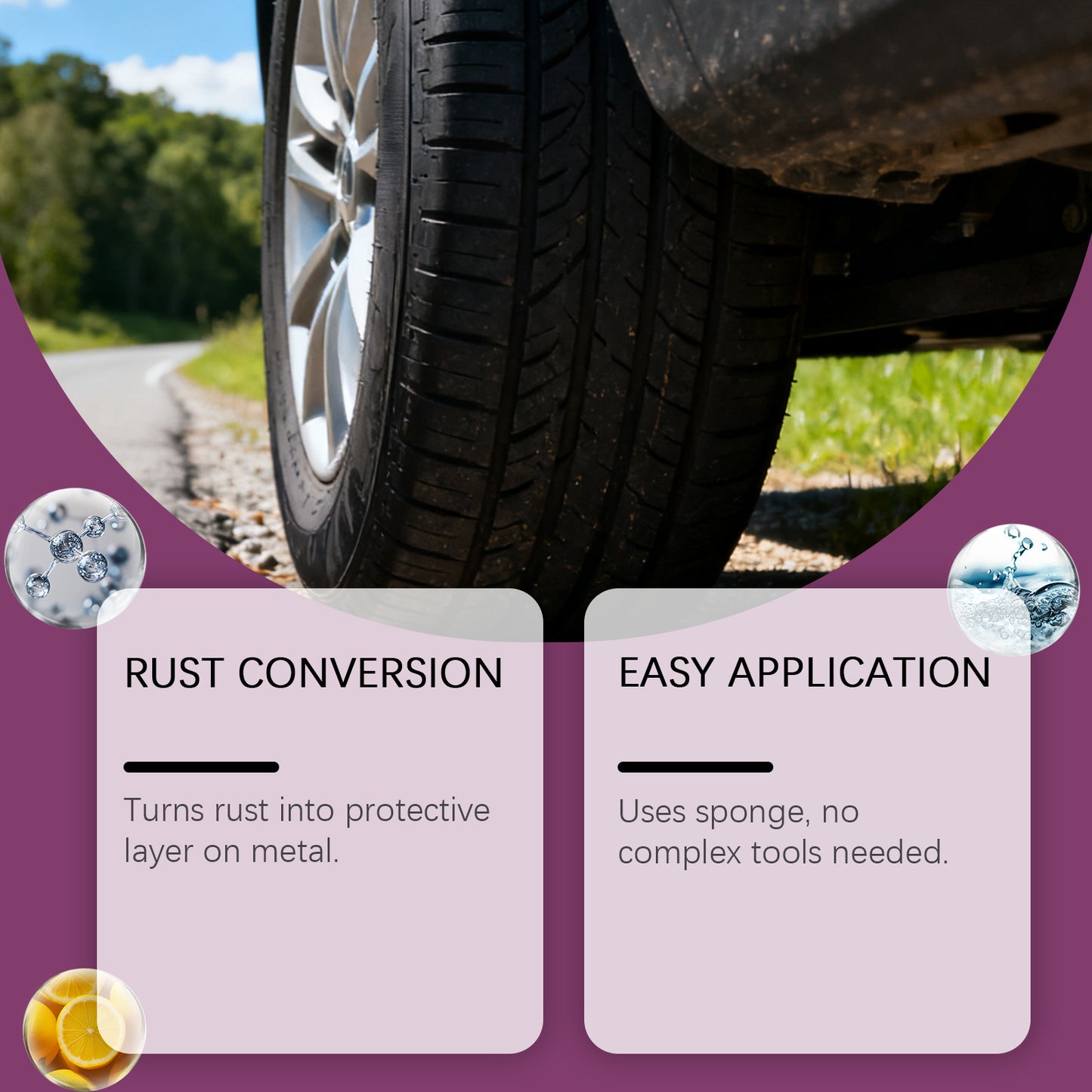 Rust Remover Spray, Dissolves & Protects Metal