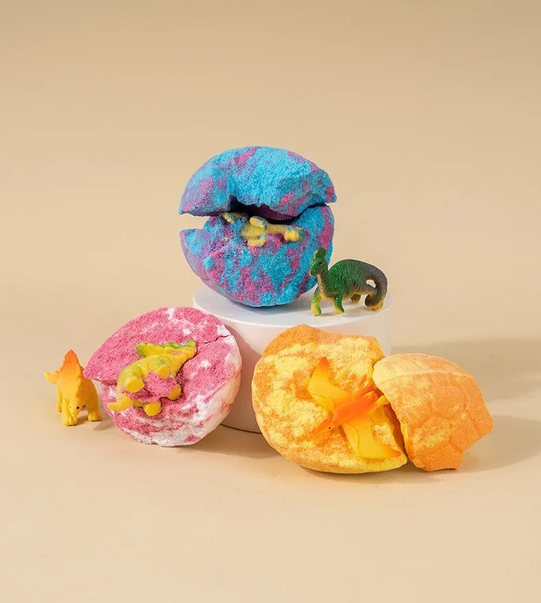 Dinosaur Bath Bombs With Toys Inside: The Ultimate Surprise Gift - Blue - Shehealth