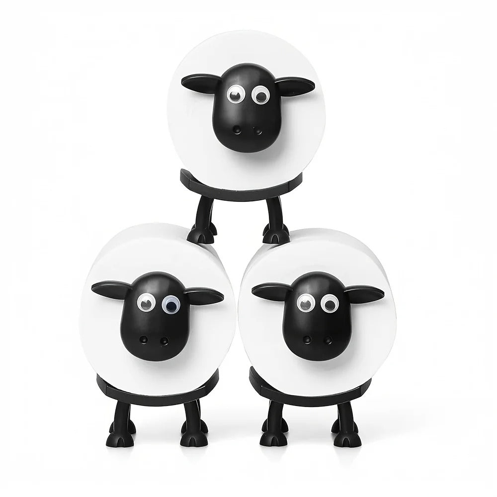 Funny Sheep Toilet Paper Holder - Black / 1PC - Shehealth