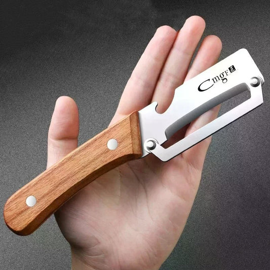 Stainless Steel Peeler With Bottle Opener