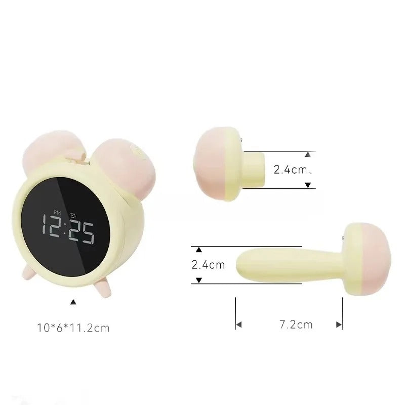 Discreet Alarm Clock Vibrator: Hidden Sucking