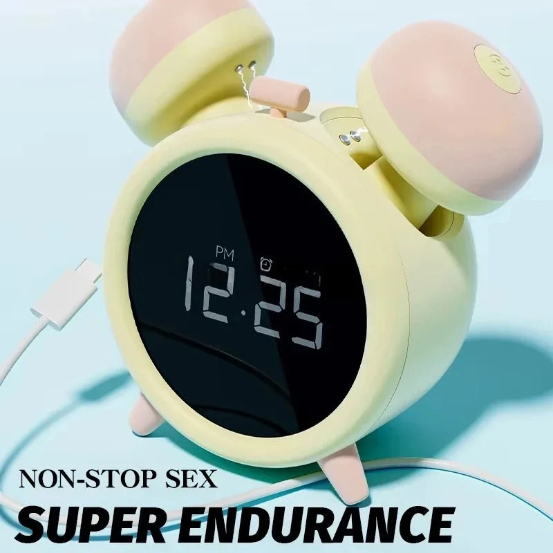 Discreet Alarm Clock Vibrator: Hidden Sucking
