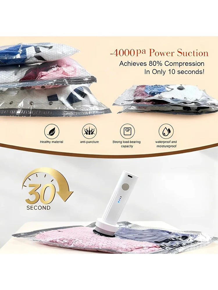 Travel Vacuum Bags With Cordless Pump