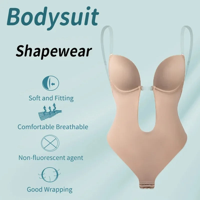 Backless Shapewear Bodysuit 360 Invisible Lift