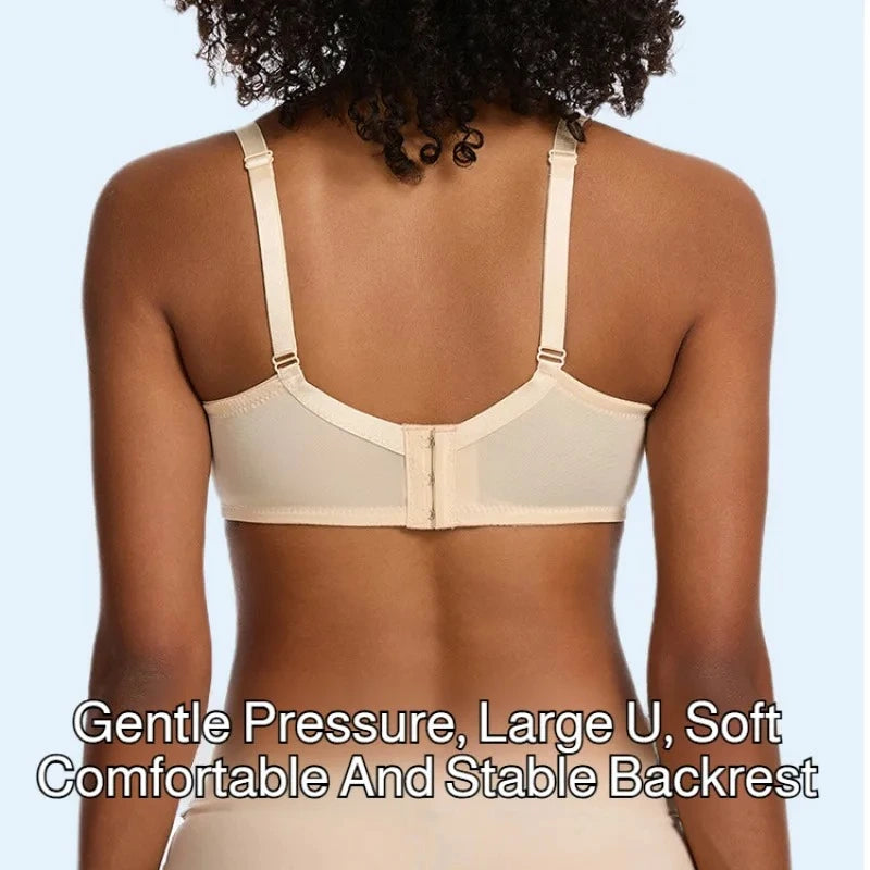 Minimizer Bra, Full Coverage Everyday Support - 34C / Black - Shehealth