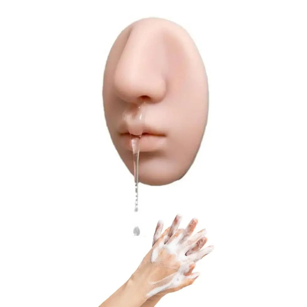 Nose Soap Dispenser That Oozes From a Nostril