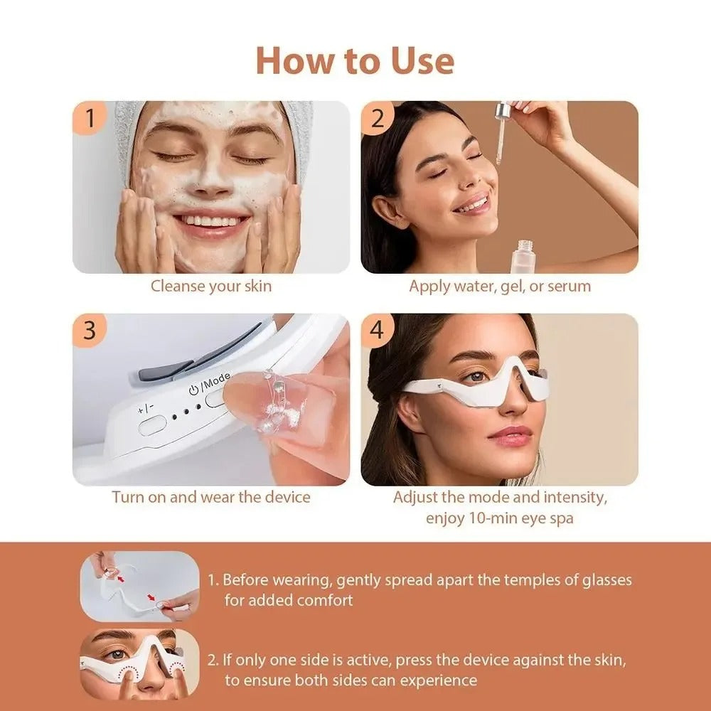 Red Light Eye Massager, Wear While You Work