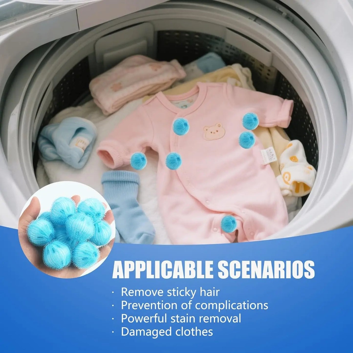 Pet Hair Remover Laundry, Fabric Safe Catcher