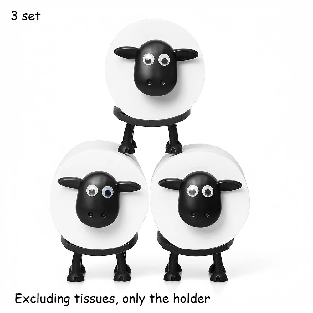 Funny Sheep Toilet Paper Holder - Black / 1PC - Shehealth