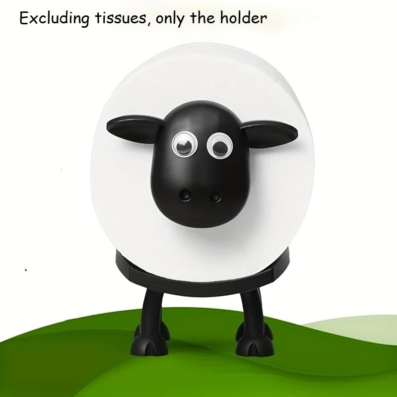 Funny Sheep Toilet Paper Holder - Black / 1PC - Shehealth