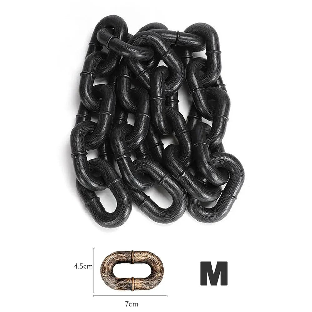 Giant Chain Dog Leash: Zero-Weight Prop