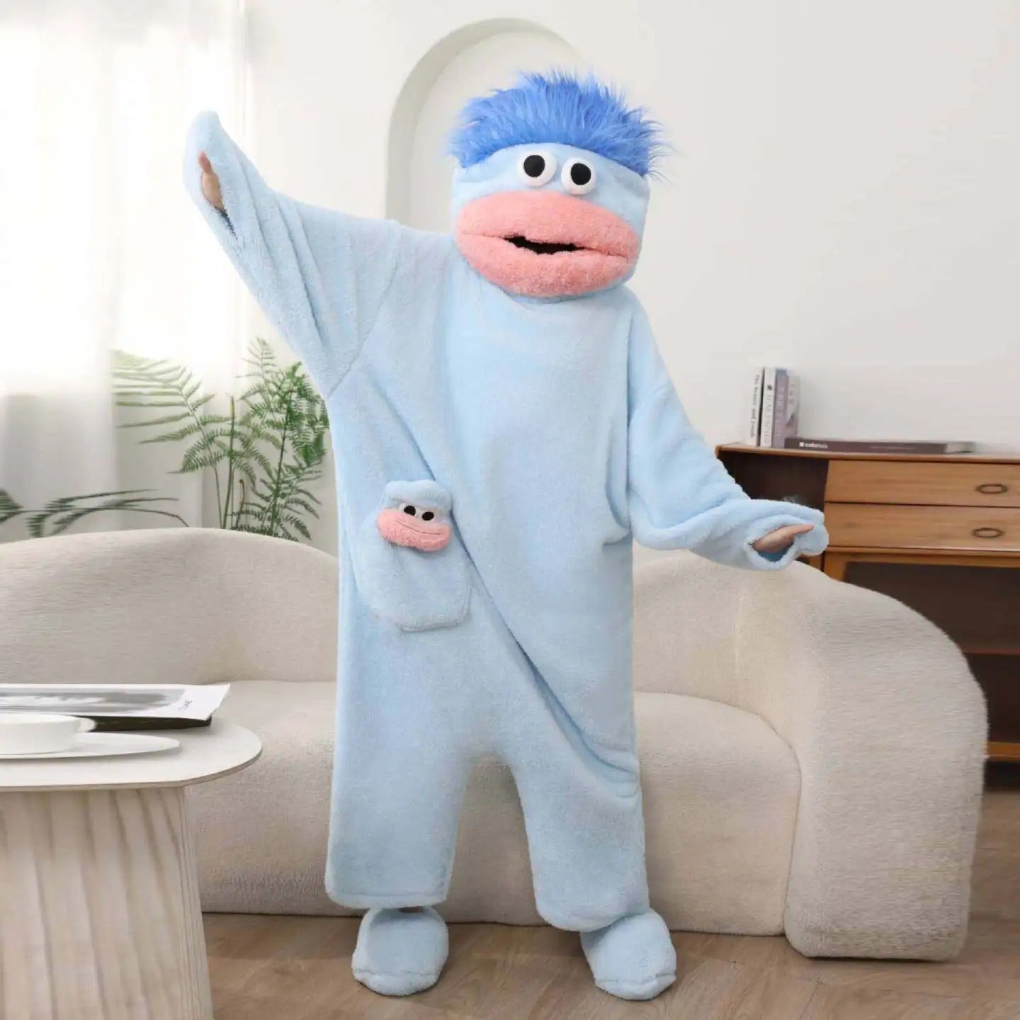 Big Mouth Monster Onesie, Dopamine Sleepwear