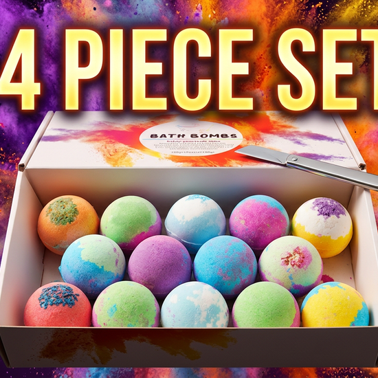 14 piece bath bomb gift set
